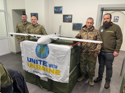 UNITE WITH UKRAINE DELIVERS 15 DRONES TO UKRAINIAN DEFENDERS