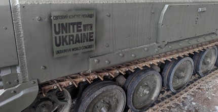 Twenty-Five More Armoured Vehicles delivered to Ukraine from the Ukrainian World Congress
