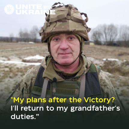 “My plans after the Victory? I'll return to my grandfather duties”.