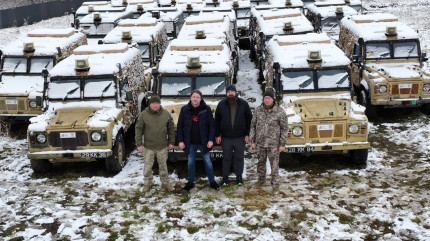 Prytula Foundation and UWC deliver 26 armored Land Rovers