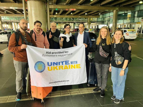 A group of six Ukrainian doctors arrived in Brazil for training at the best clinic in Latin America