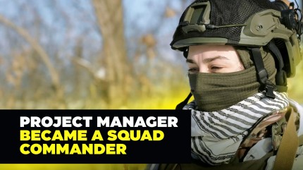 Meet Hanna, before the war she was a project manager and jiu jitsu fighter. Now she is a soldier!